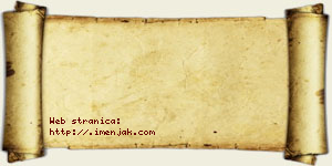 Kristina Perušinović vizit kartica